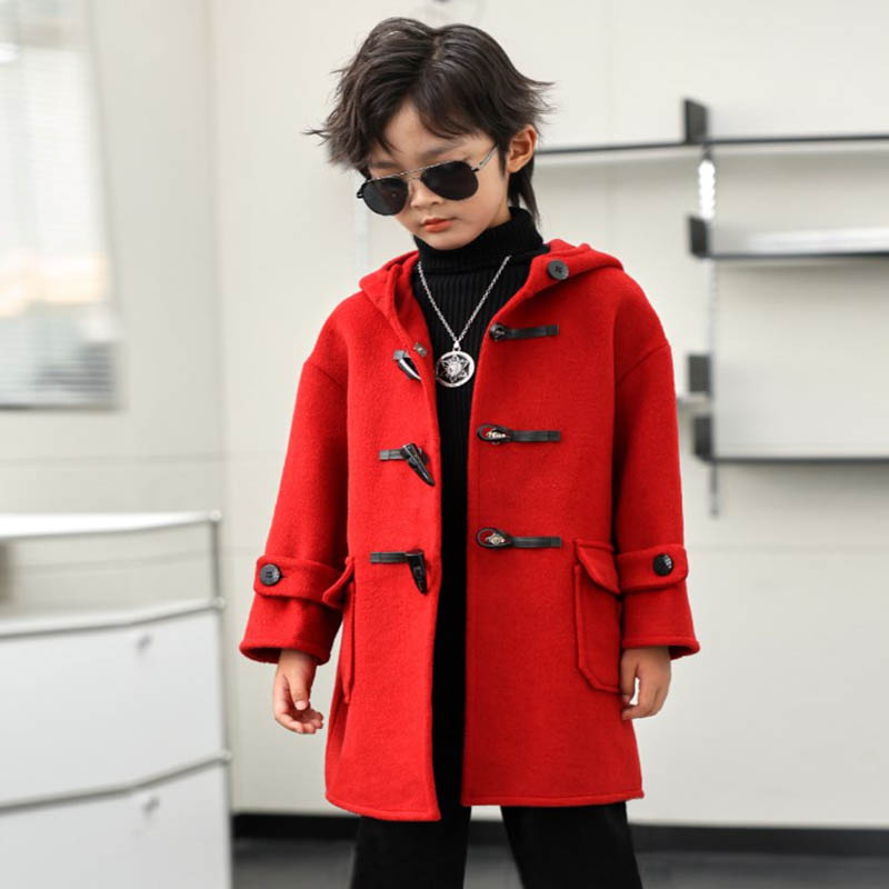 Kids Outdoor Jacket - Abrigo de lana para niños y