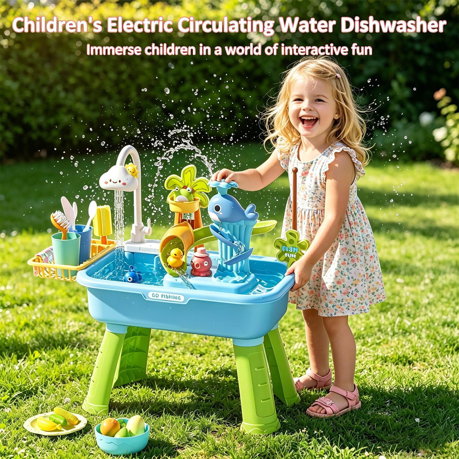 Kids Outdoor Sensory Table - Mesa de Agua para Niños Pequeños,