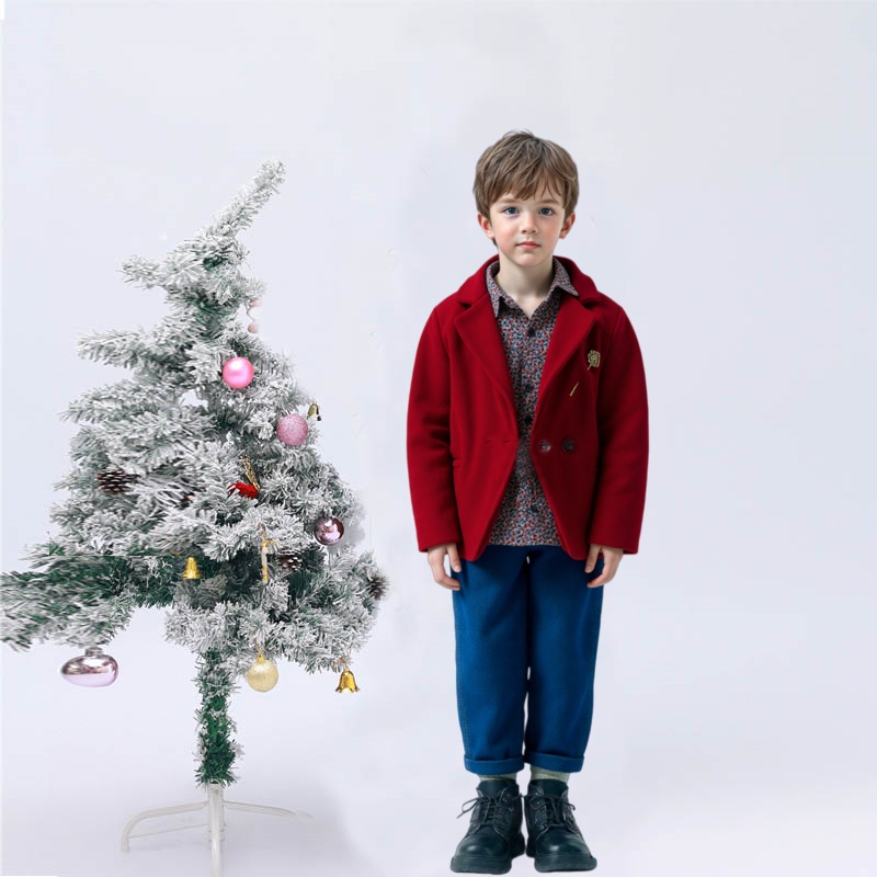 Kids Outdoor Jacket - Abrigo de lana para fotografía de