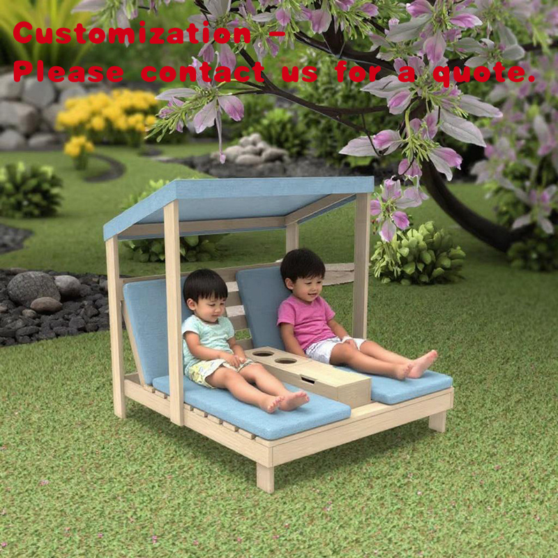 Kids Outdoor Lounge Furniture - Custom. Sofá plegable de madera para