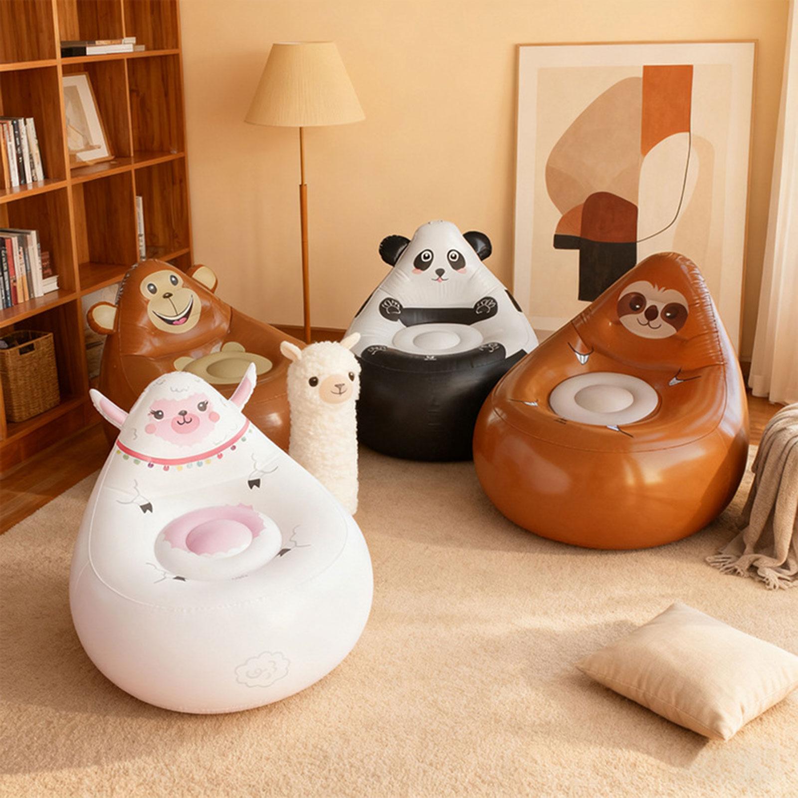 Kids Outdoor Lounge Furniture - Sofá perezoso inflable para niños, sofá