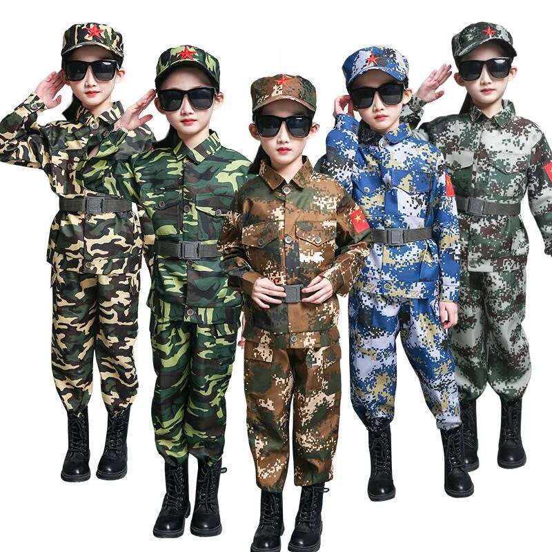 Kids Outdoor Ninja Equipment - Uniformes de entrenamiento militar para niños