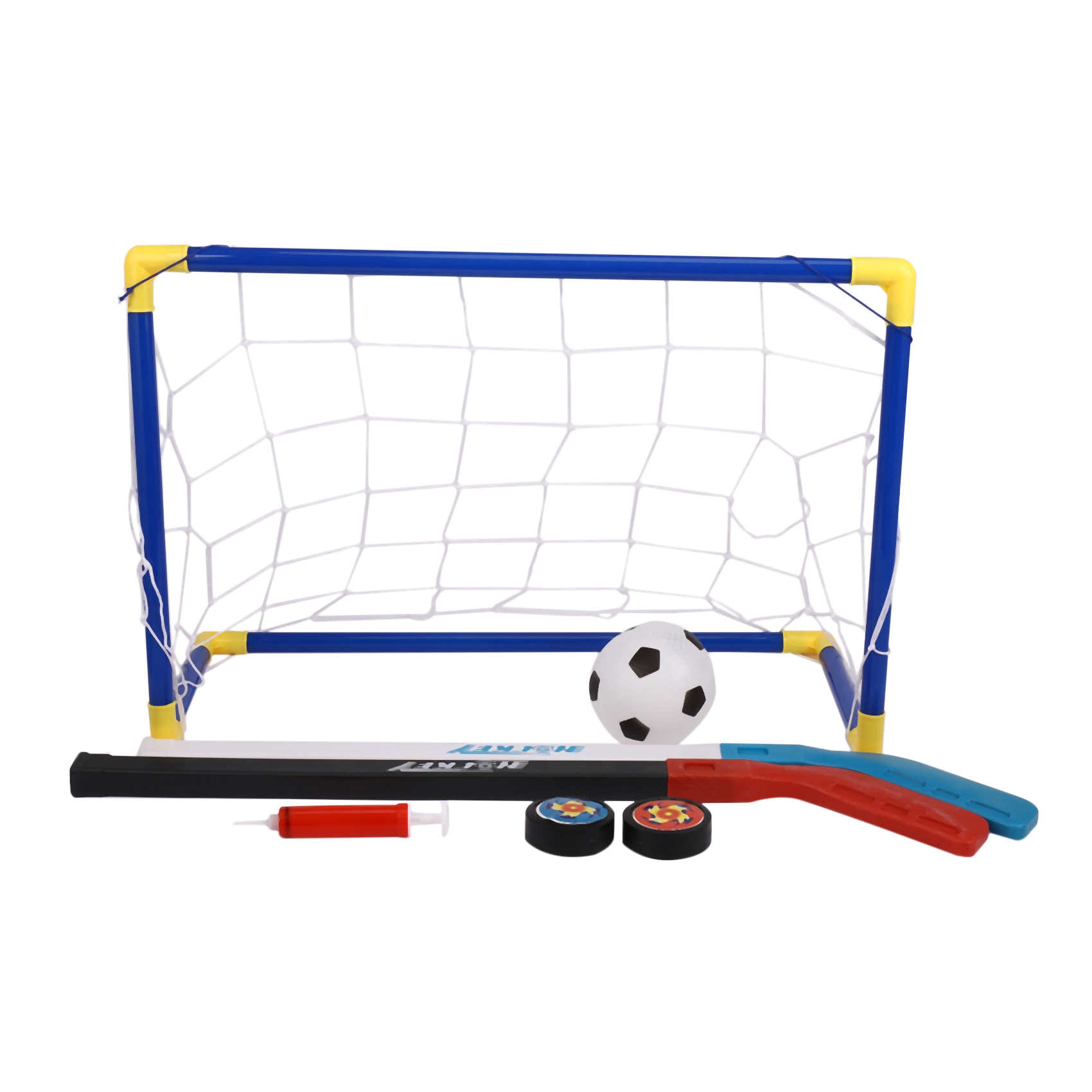 Kids Outdoor Hockey Set - WOTT-2 Porterías de Fútbol y Hockey