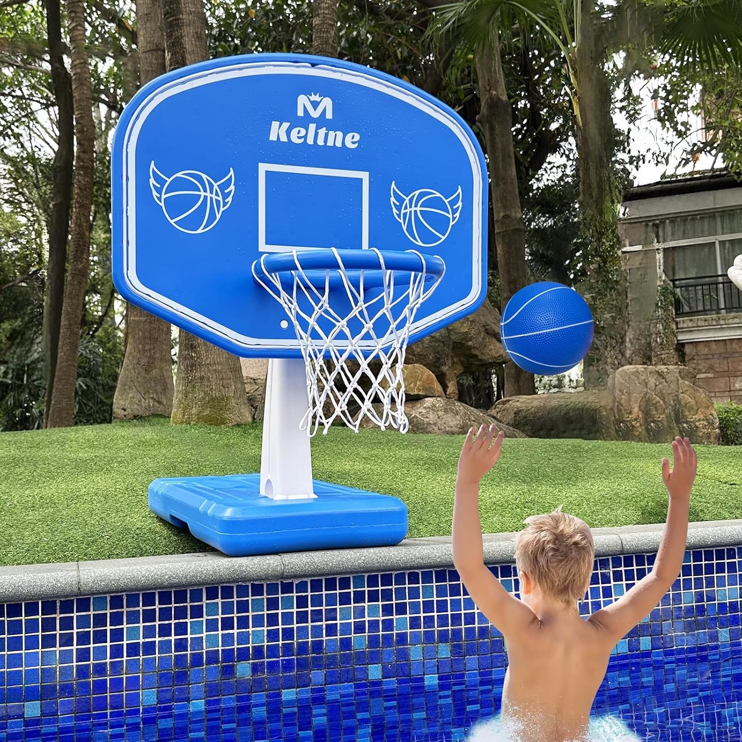 Basketball Hoop Outdoor - Aro de Baloncesto Grande para Piscina