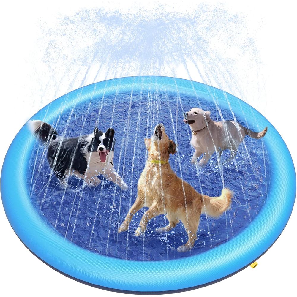 Sprinkler Splash Pad - Alfombra de Juego Acuática Antideslizante para