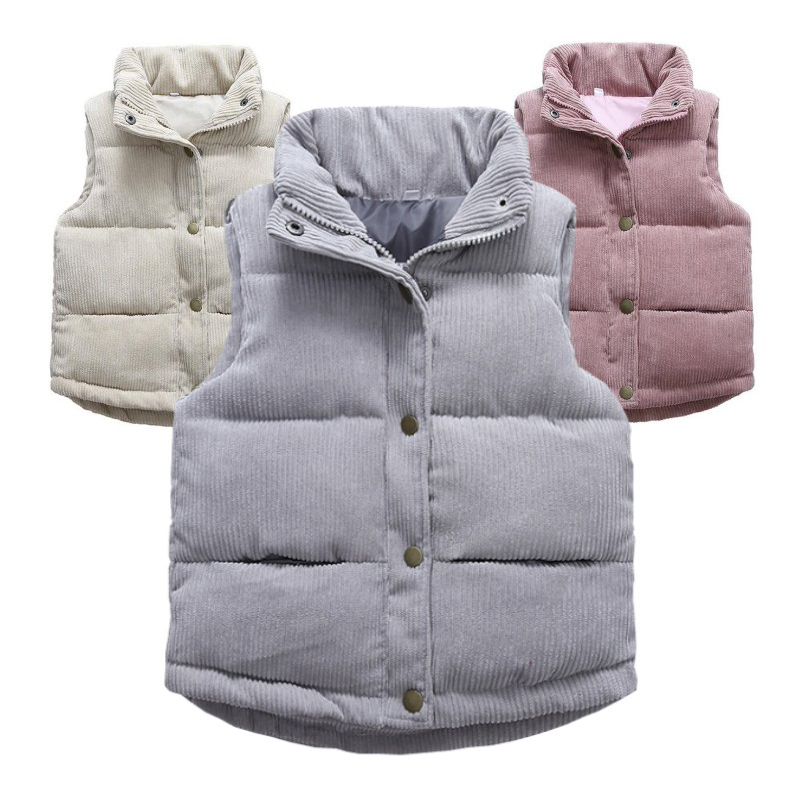 Kids Outdoor Jacket - Chaleco de pana para niños y