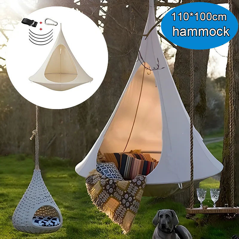 Kids Outdoor Furniture - Hamaca Impermeable para Exteriores, Silla Colgante