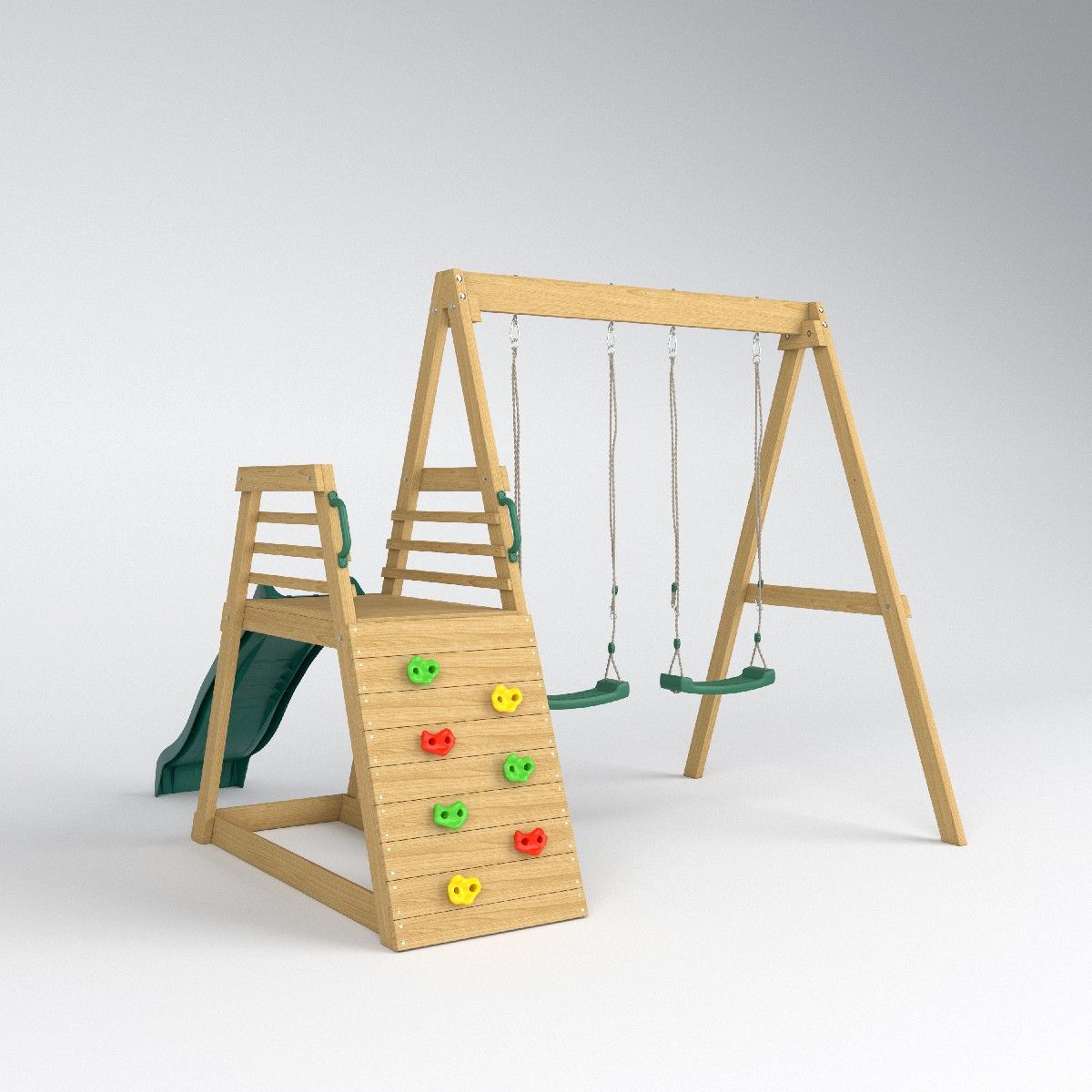 Kids Outdoor Gym - 2026 Parque Infantil de Madera para