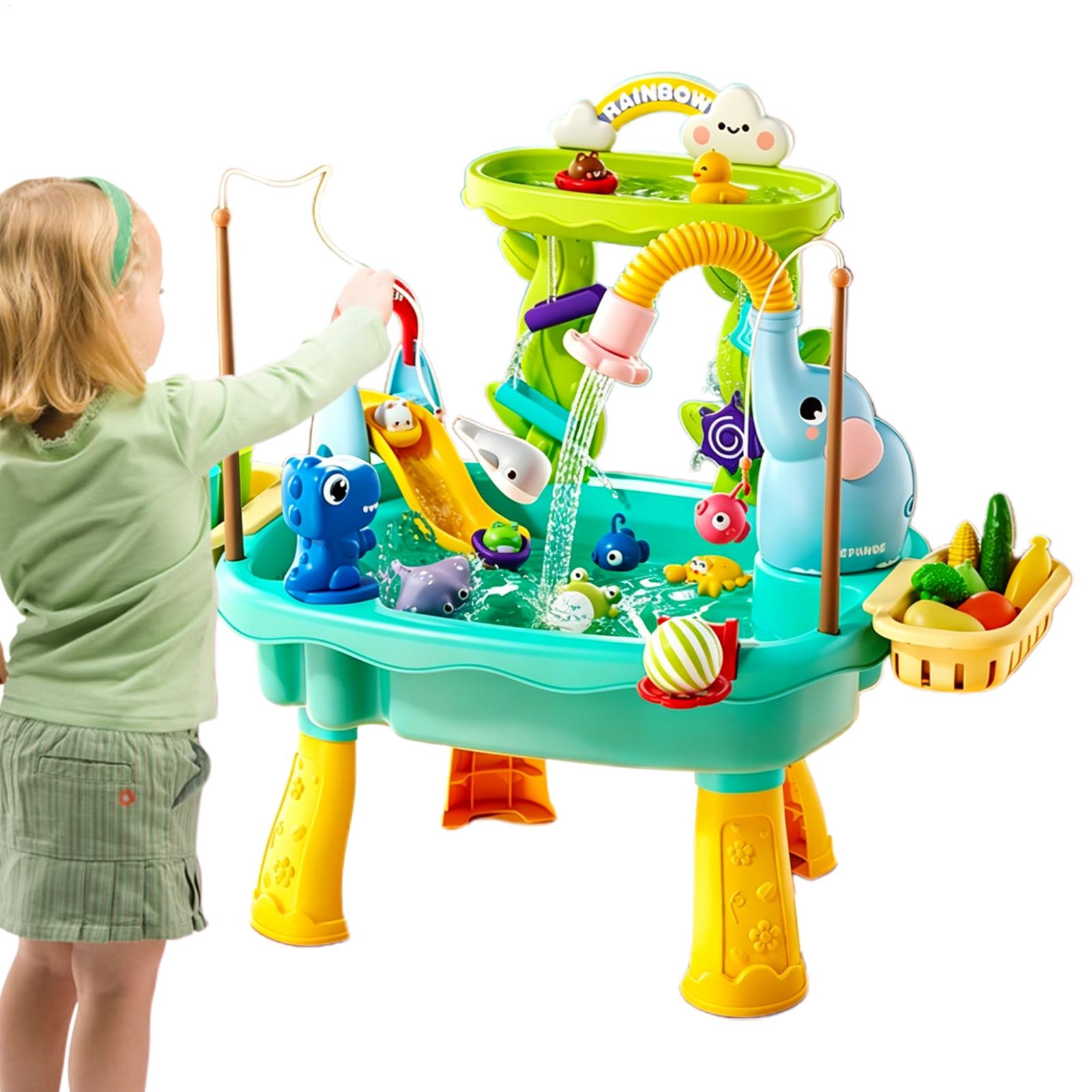 Kids Outdoor Sensory Table - Mesa de Agua para Niños Pequeños,