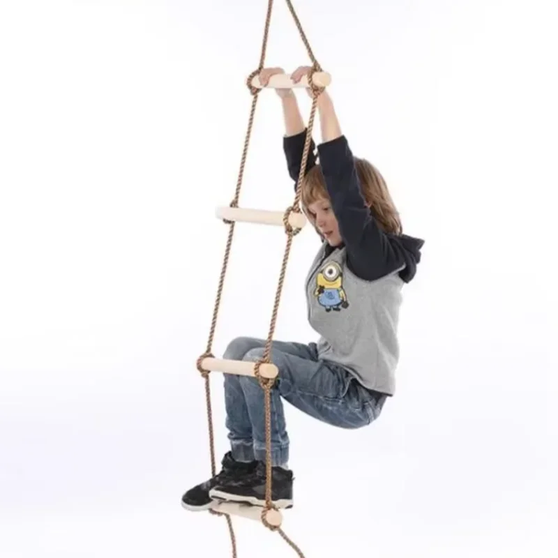 Kids Outdoor Climber - Escalera de Cuerda para Niños, Material