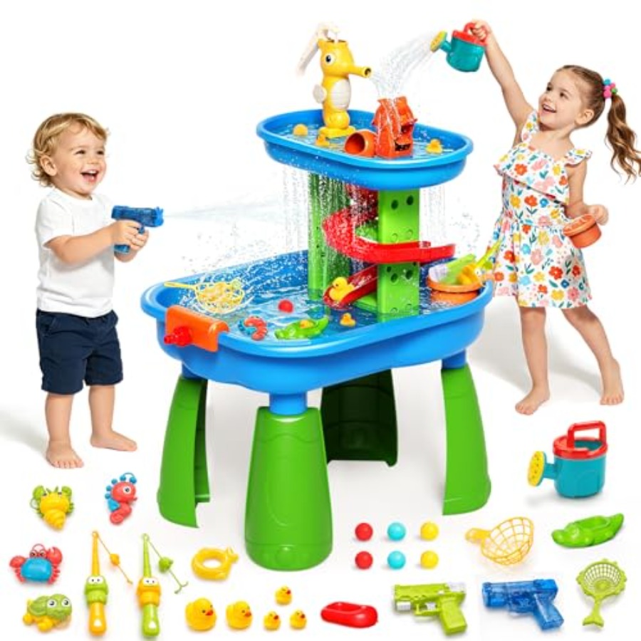 Kids Outdoor Sensory Table - Mesa de agua para exteriores para