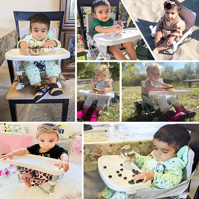 Kids Outdoor Furniture - Silla Elevadora Portátil Plegable para Bebés