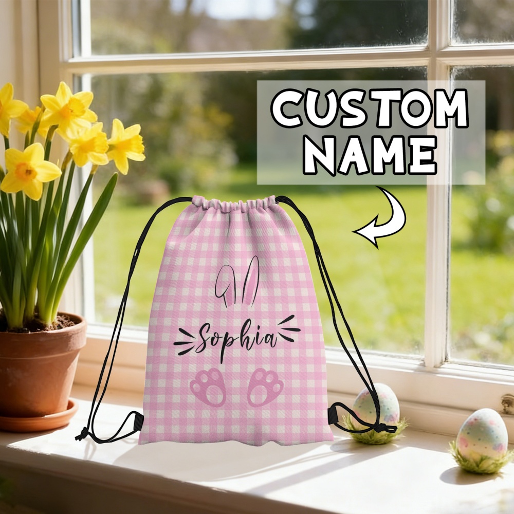 Kids Outdoor Gym - Mochila Personalizada con Cordón de Conejito