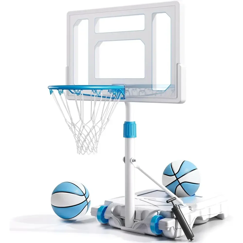 Basketball Hoop Outdoor - Aro de Baloncesto Portátil para Piscina