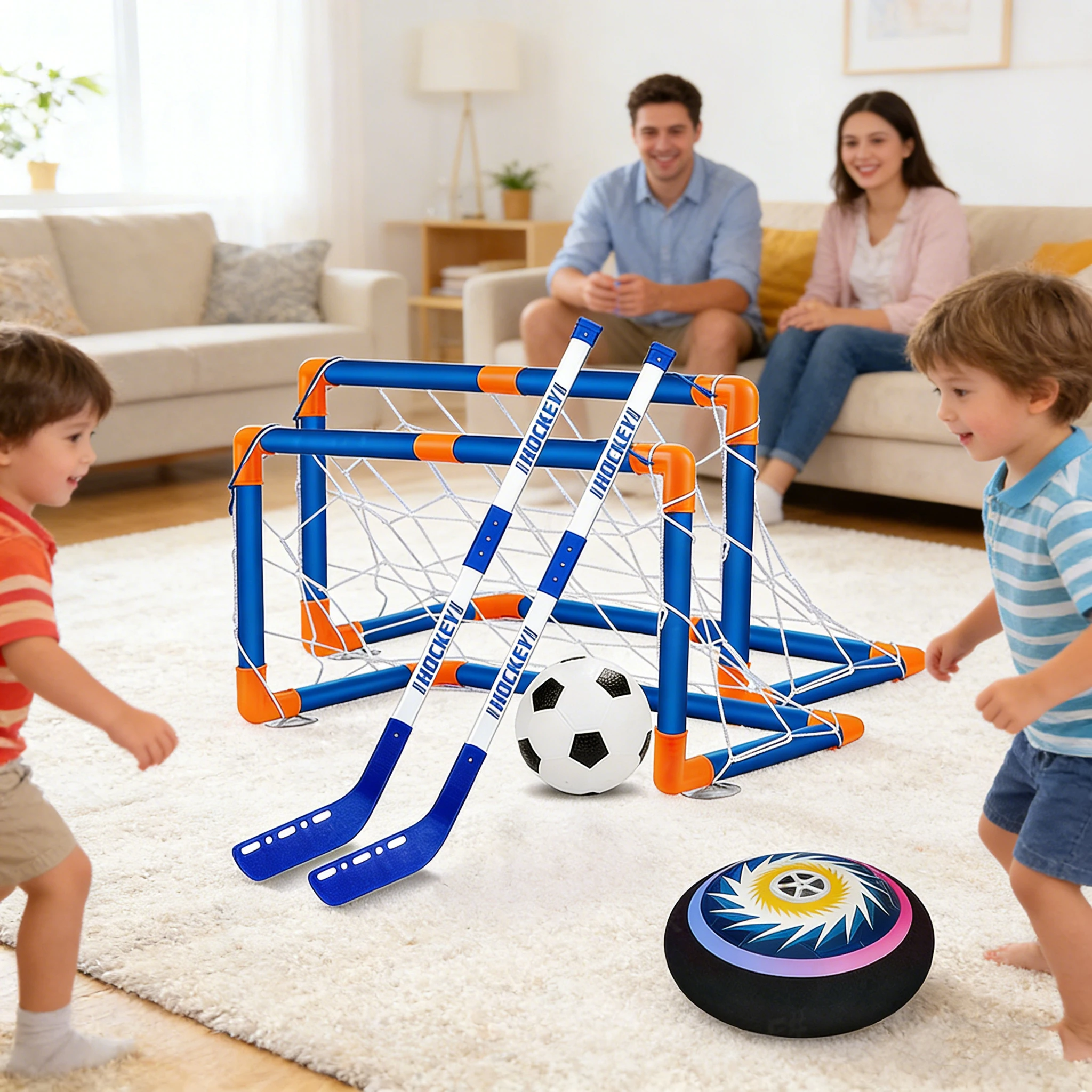 Kids Outdoor Hockey Set - Juego de Hockey de Aire para