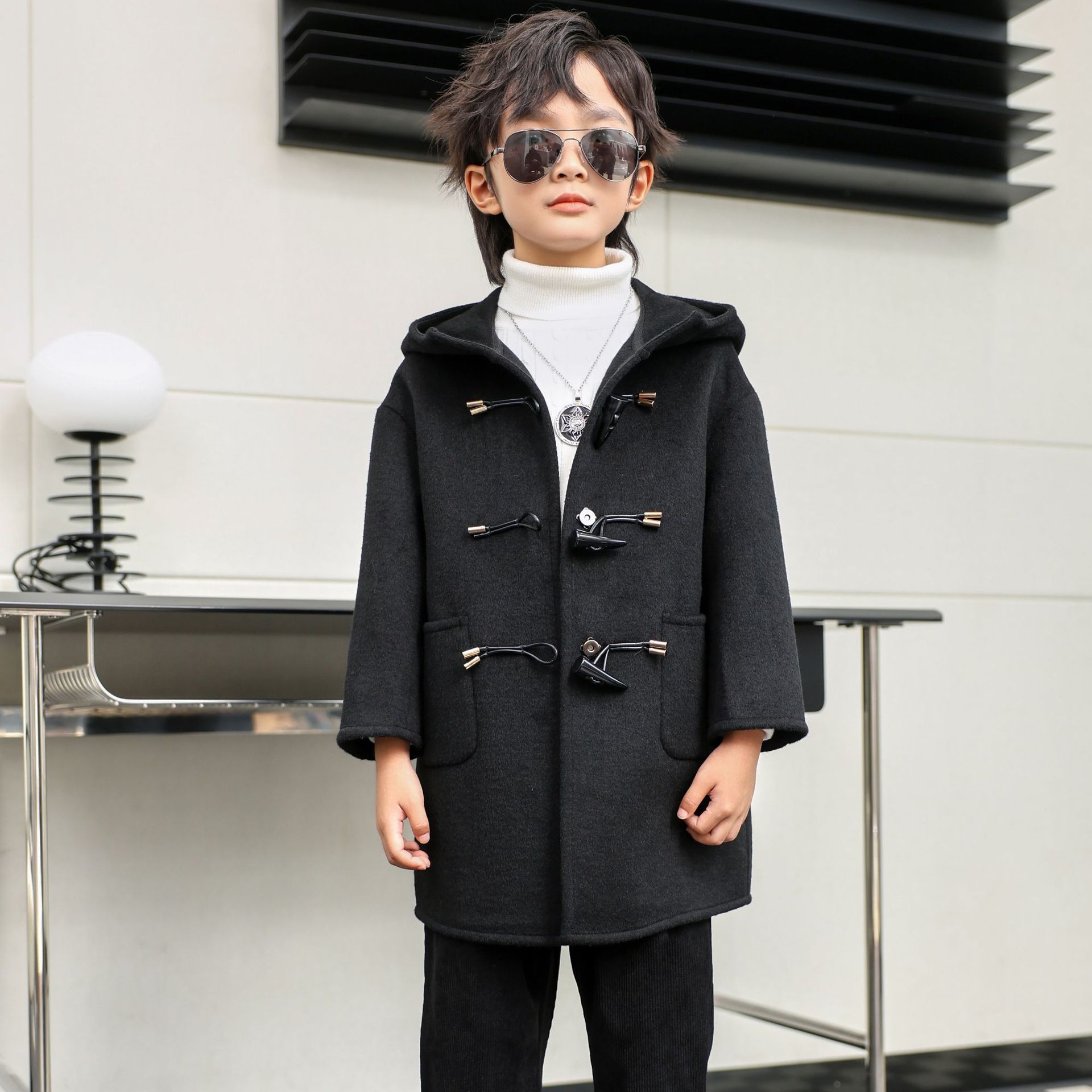 Abrigo de lana para niños y ni - Kids Outdoor Jacket reseña y precio