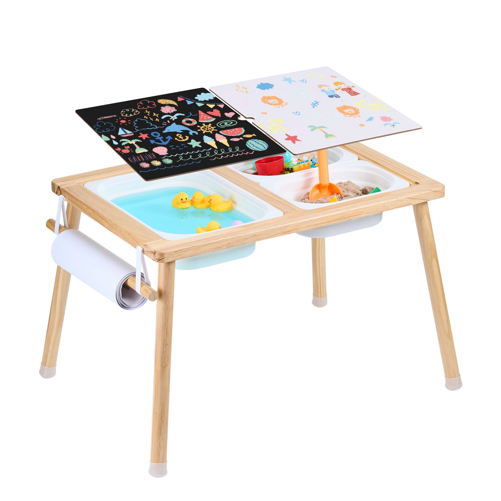 Mesa Sensorial para Niños Pequ - Kids Outdoor Sensory Table reseña y precio