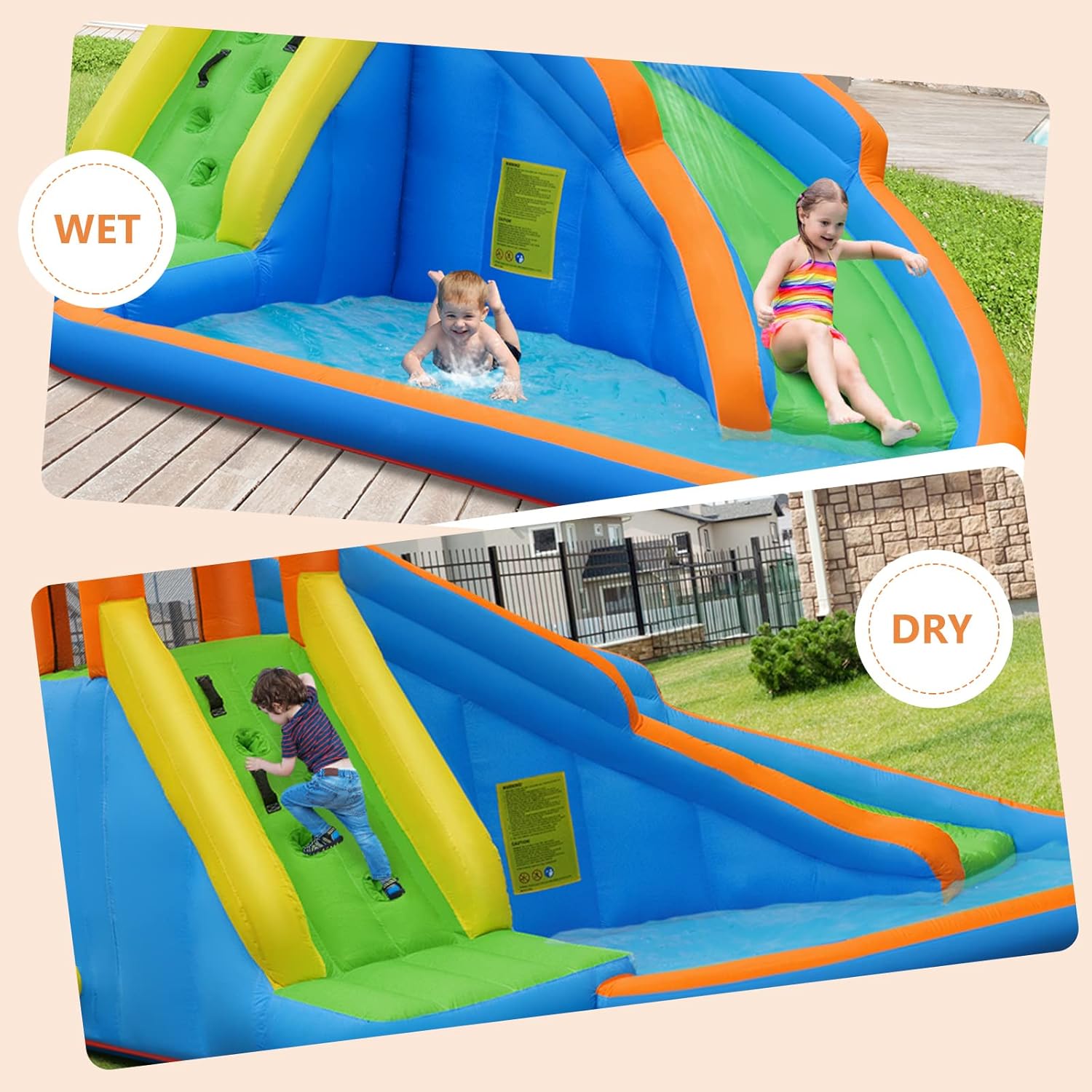 Parque Acuático Inflable Gigan - Kids Outdoor Pool reseña y precio