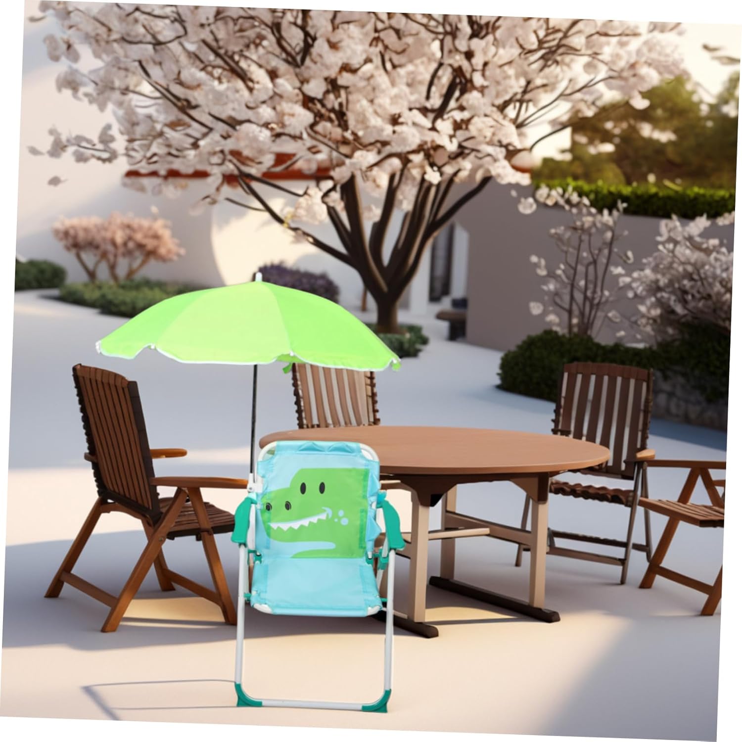 1 Juego de silla de playa pleg - Kids Outdoor Lounge Furniture reseña y precio