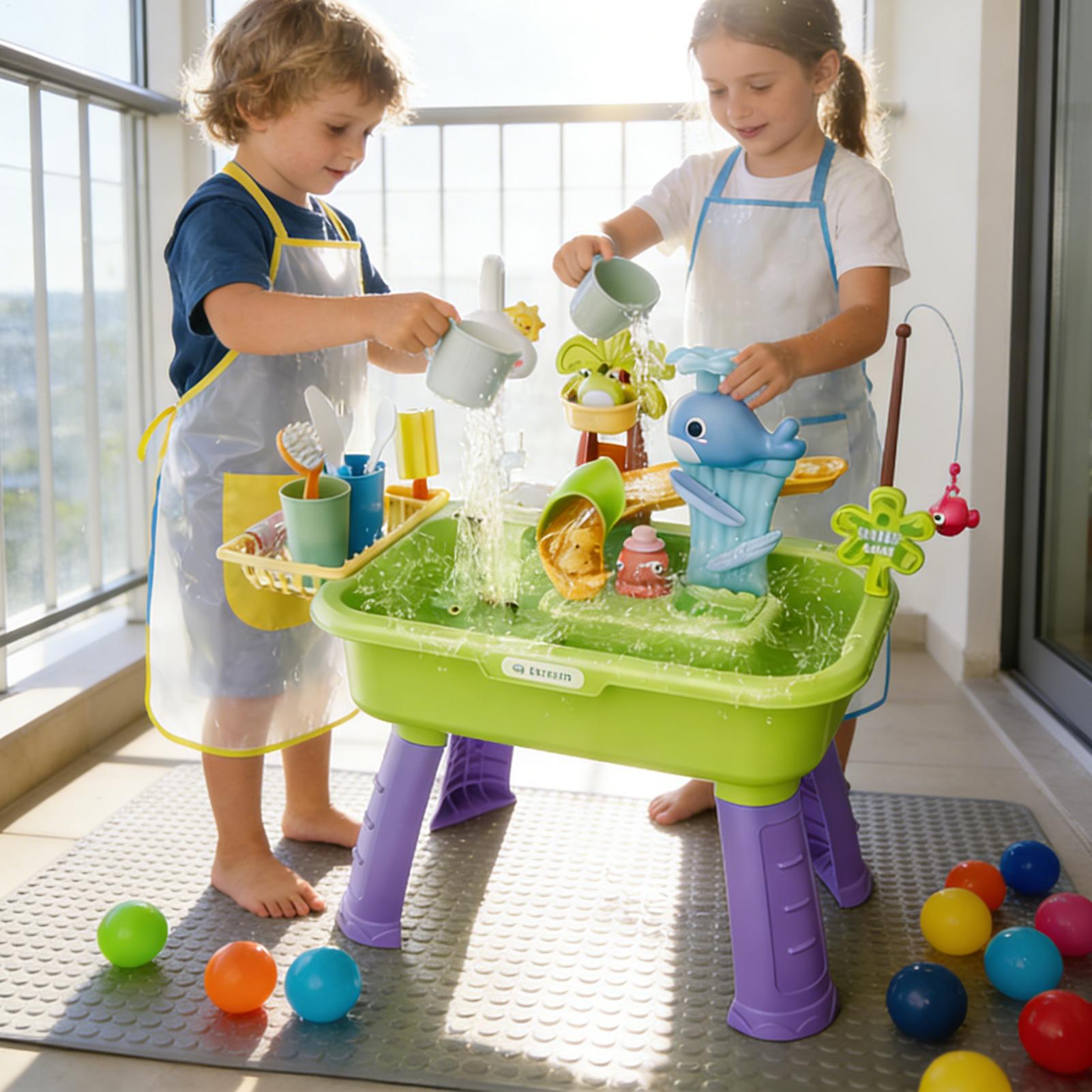 Juguetes de cocina para niños, - Kids Outdoor Play Table reseña y precio