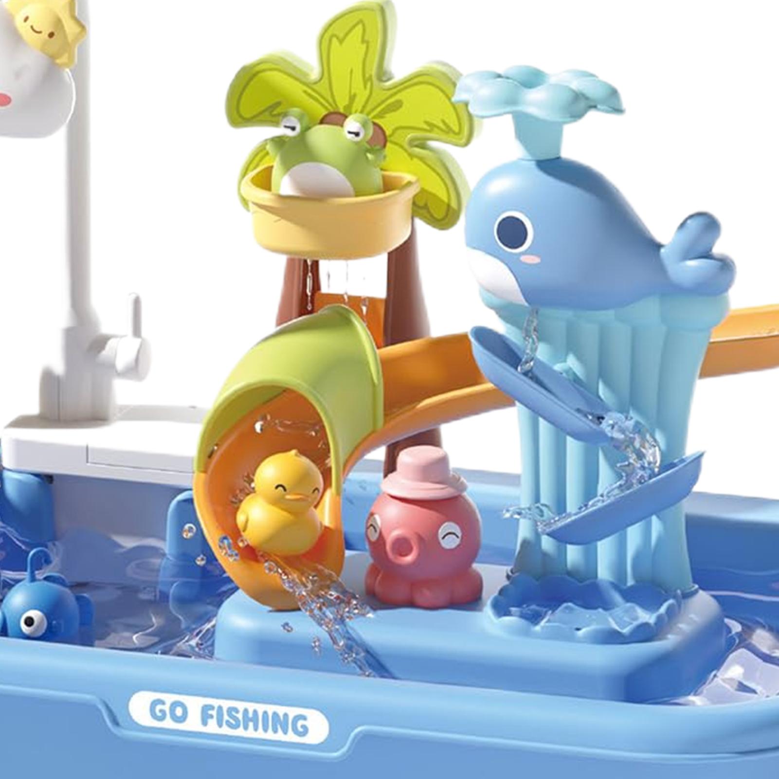 Mesa de Agua para Niños Pequeñ - Kids Outdoor Sensory Table reseña y precio