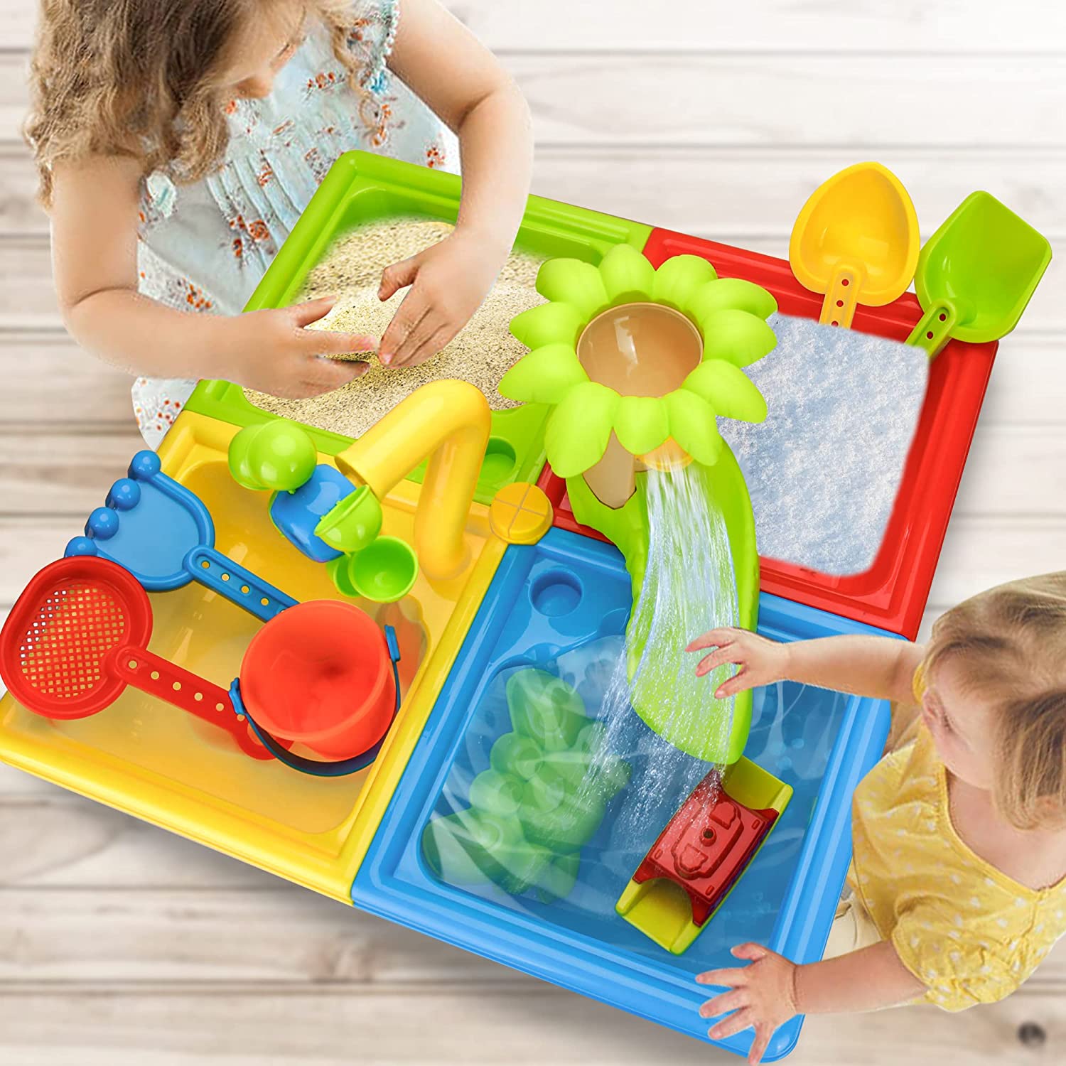Mesa de playa para niños, jueg - Kids Outdoor Play Table reseña y precio