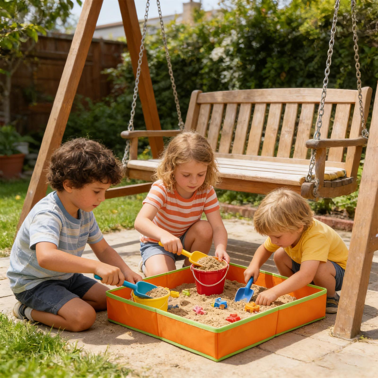 Mesa de Arena para Niños, Mesa - Kids Outdoor Sensory Table reseña y precio