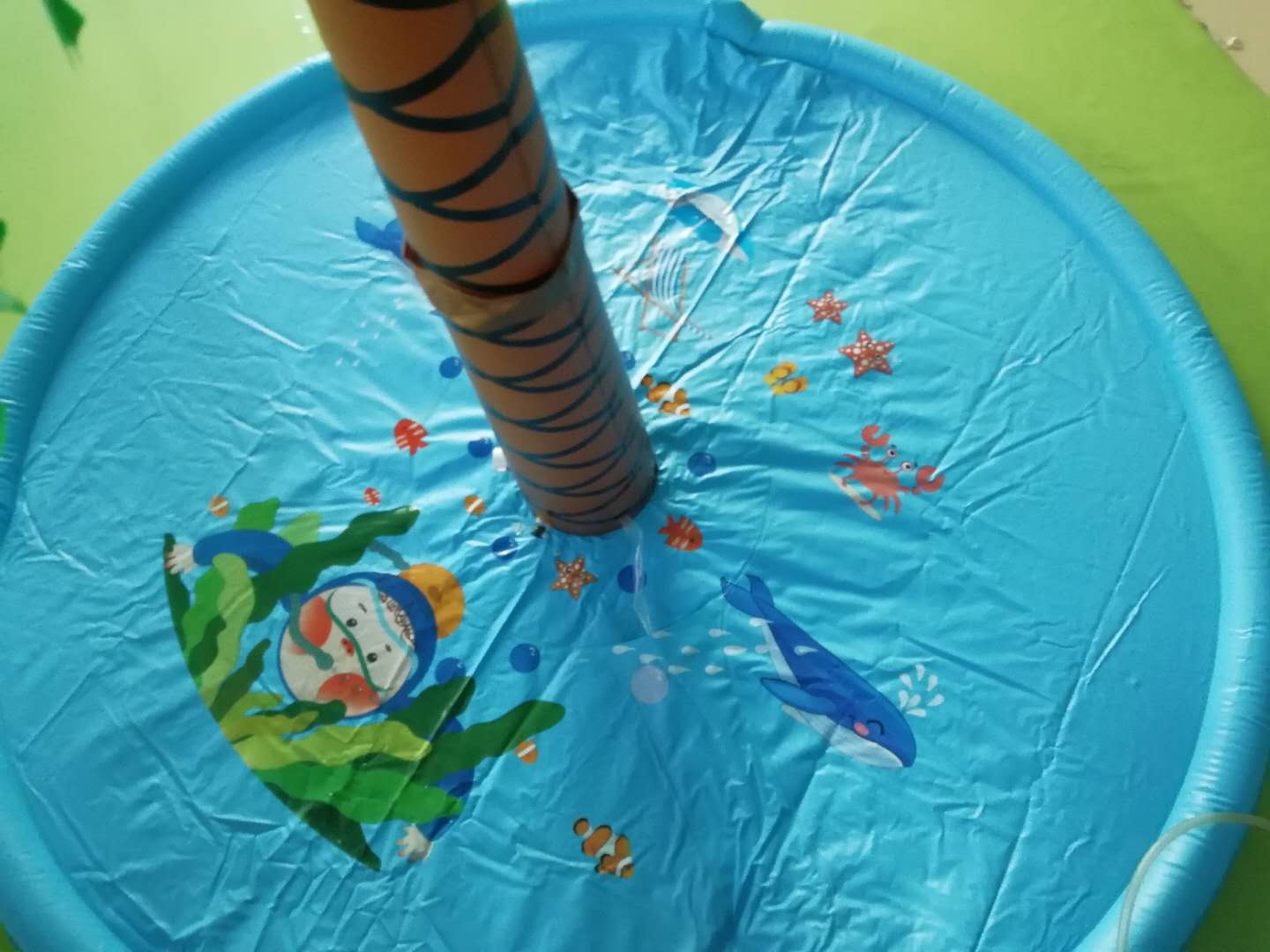 Alfombra Inflable de Agua con  - Sprinkler Splash Pad reseña y precio