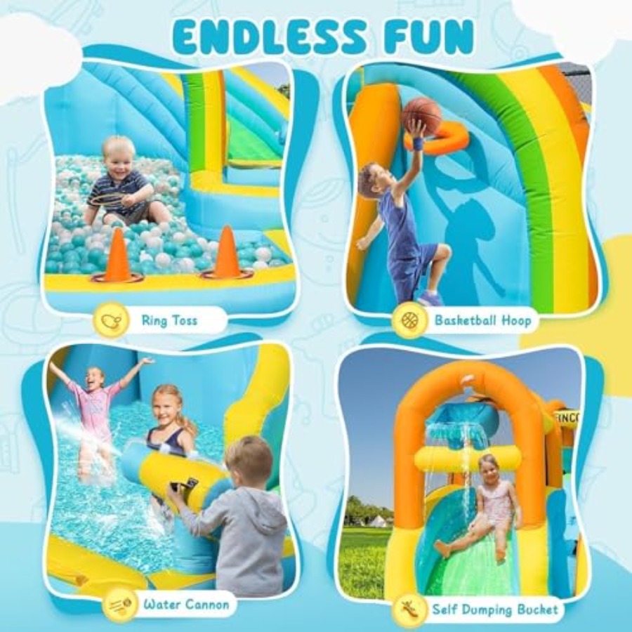 Parque acuático inflable para  - Kids Outdoor Pool reseña y precio
