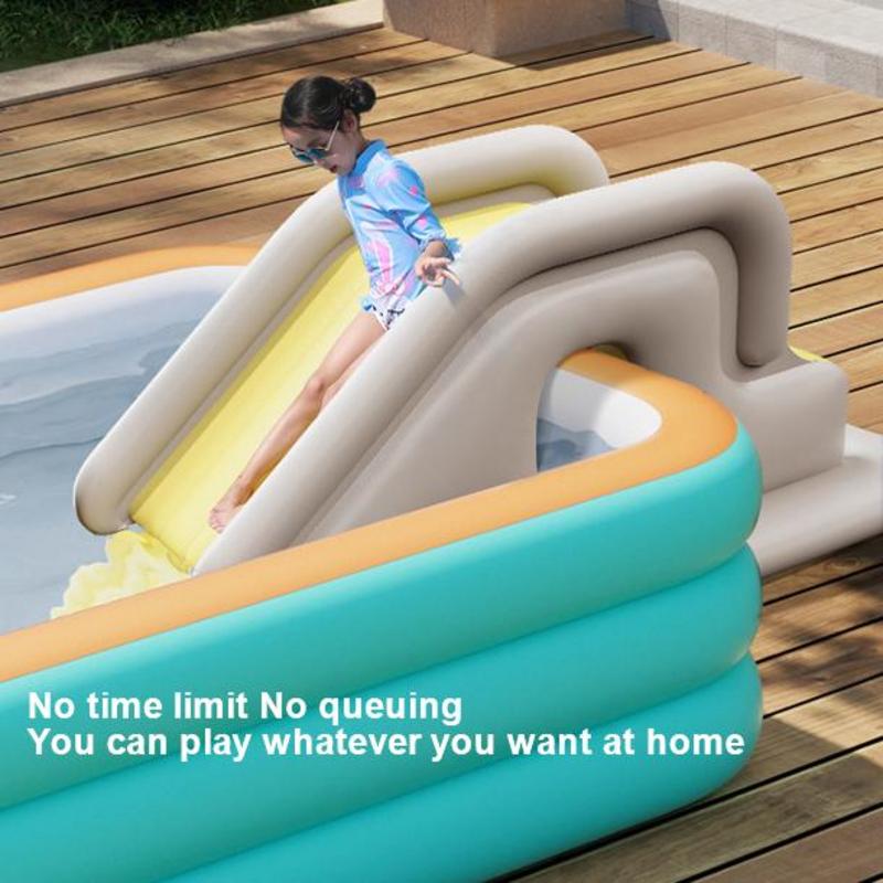 Tobogán acuático inflable para - Kids Outdoor Pool reseña y precio