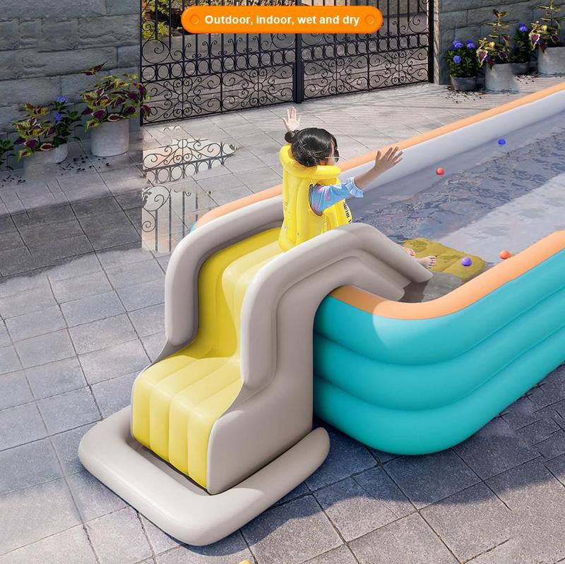 Tobogán acuático inflable para - Kids Outdoor Pool reseña y precio