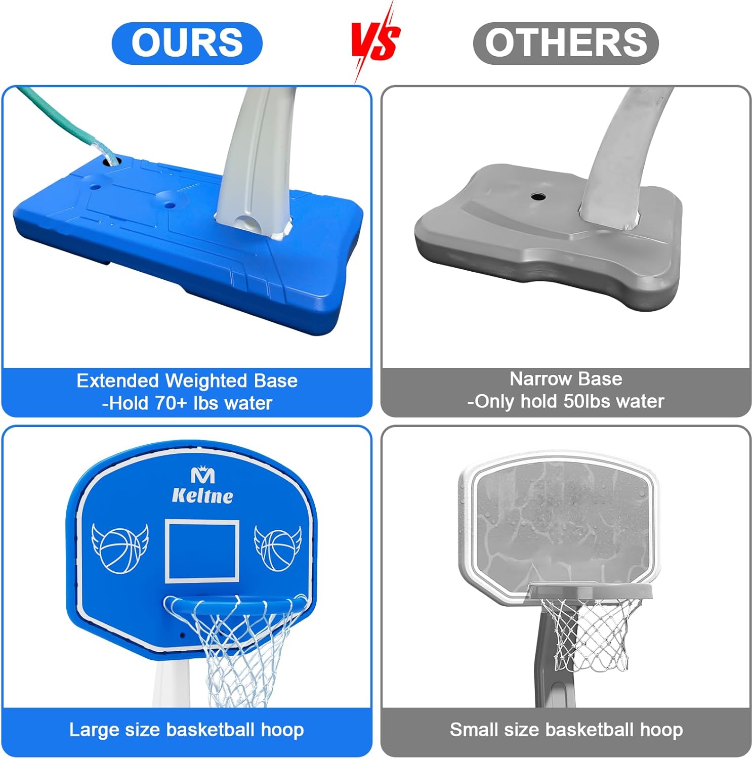 Aro de Baloncesto Grande para  - Basketball Hoop Outdoor reseña y precio