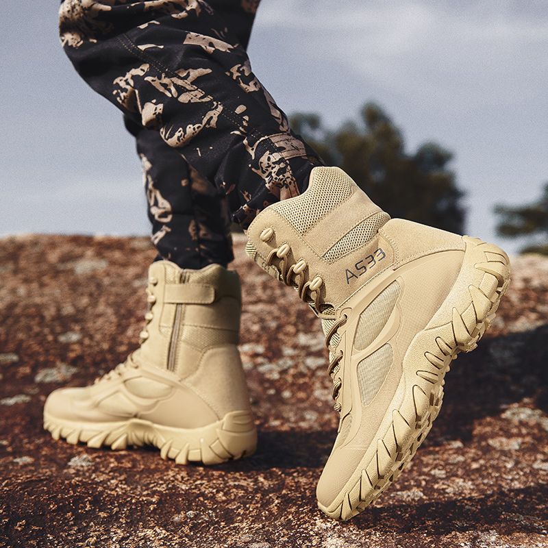 Botas tácticas para hombre, za - Kids Outdoor Climber reseña y precio