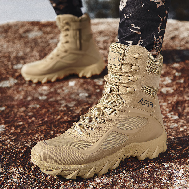 Botas tácticas para hombre, za - Kids Outdoor Climber reseña y precio