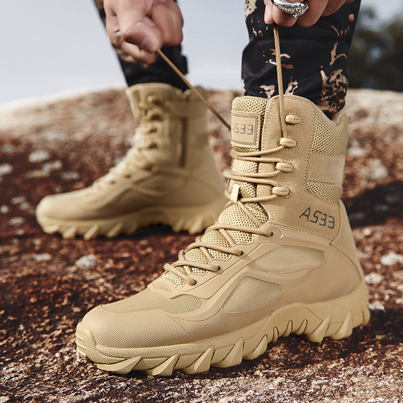 Botas tácticas para hombre, za - Kids Outdoor Climber reseña y precio