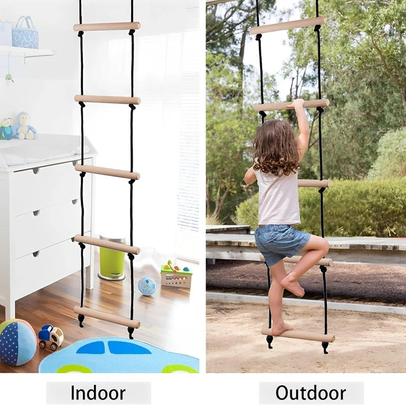 Escalera de cuerda de escalada - Kids Outdoor Climber reseña y precio