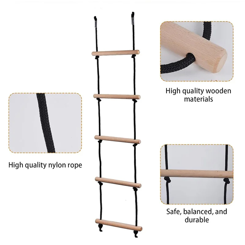 Escalera de cuerda de escalada - Kids Outdoor Climber reseña y precio