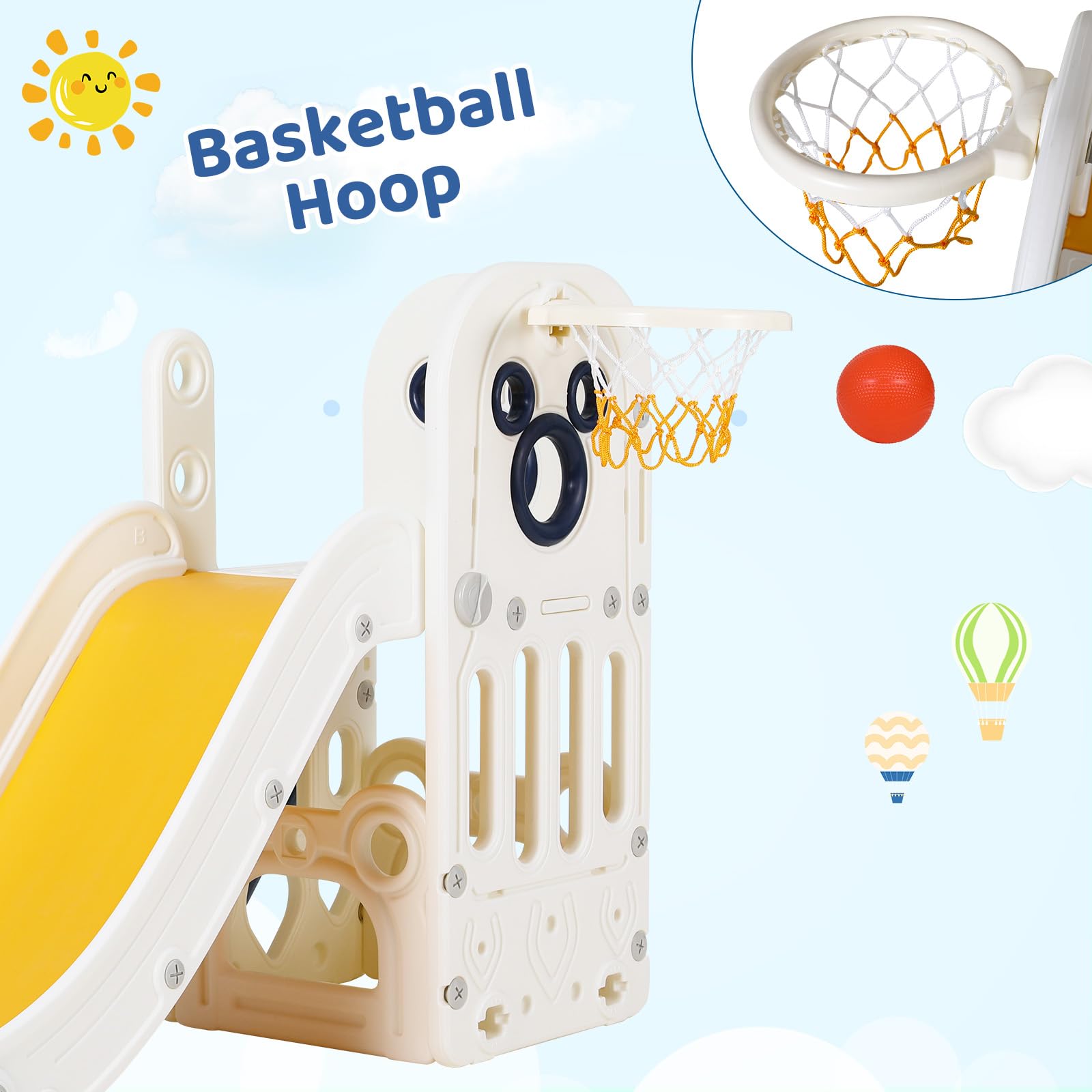 Juego de Tobogán 6 en 1 para N - Kids Outdoor Climber reseña y precio