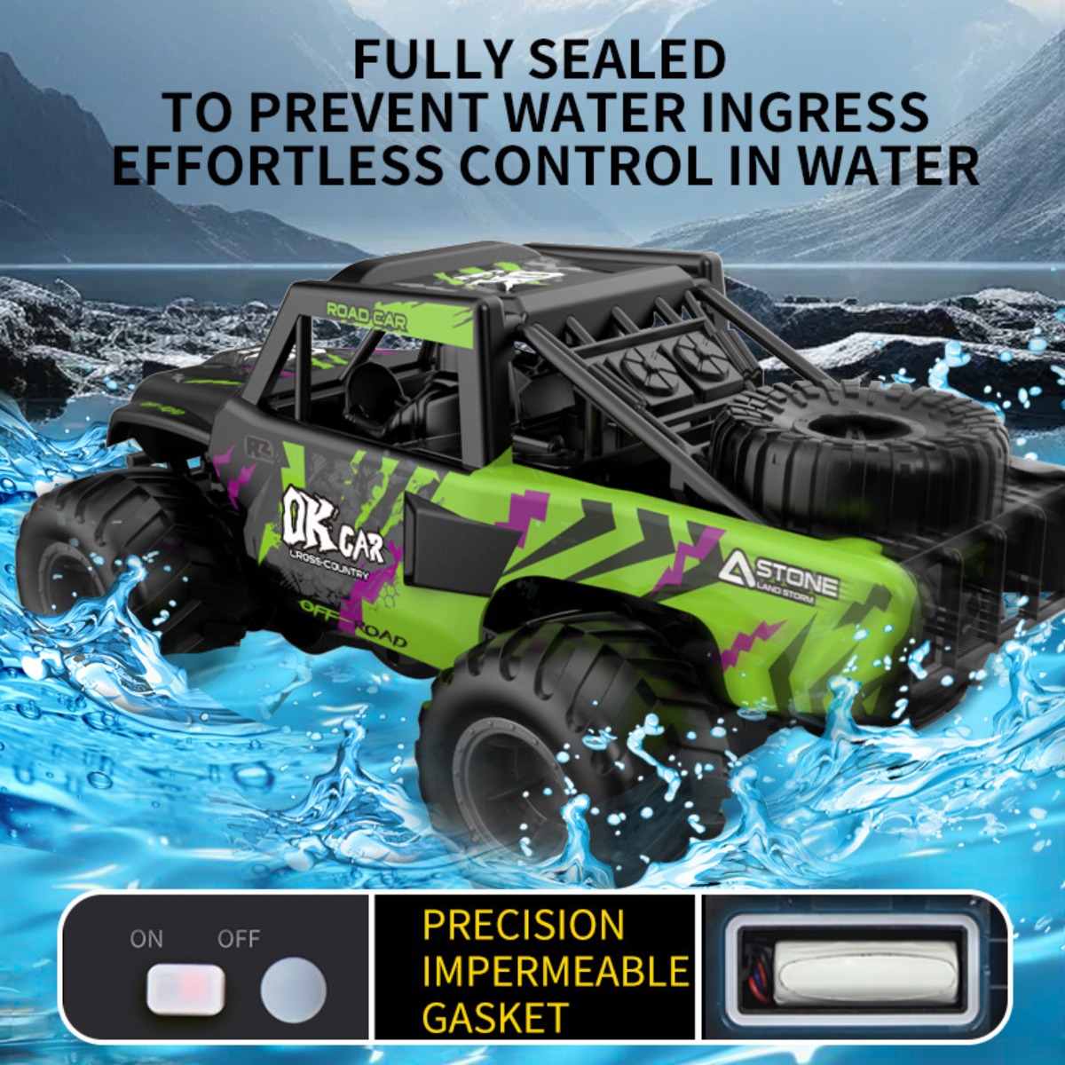 Coche RC Anfibio 4x4 Todoterre - Kids Outdoor Dirt Toys reseña y precio
