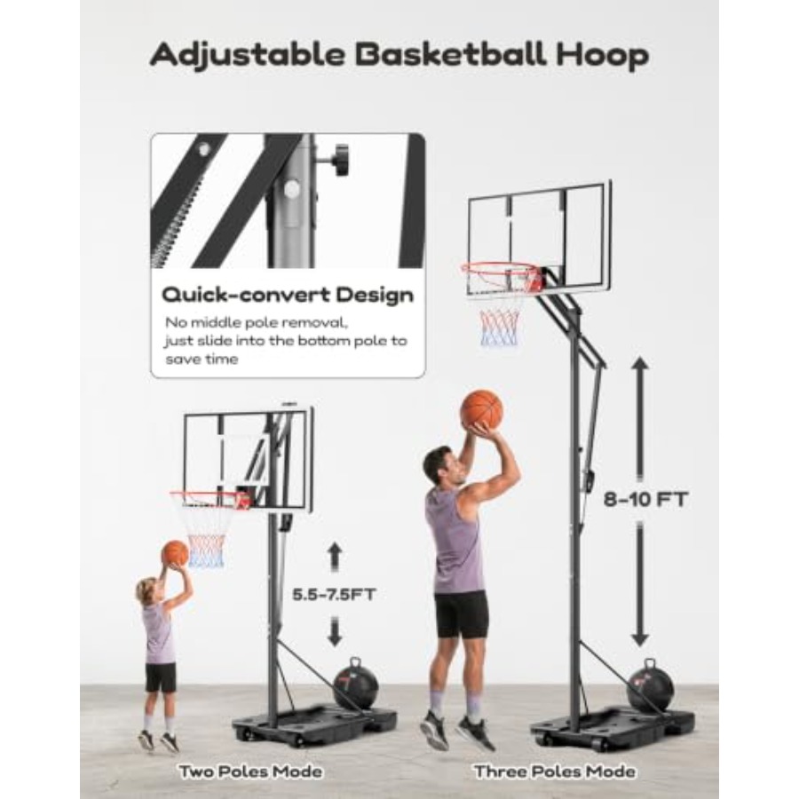 Canasta de baloncesto para ext - Basketball Hoop Outdoor reseña y precio