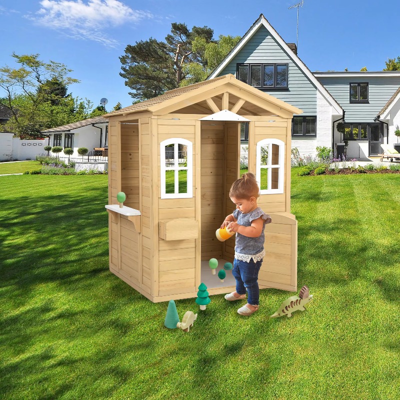 Casita de Juegos Moderna y Clá - Kids Outdoor Furniture reseña y precio