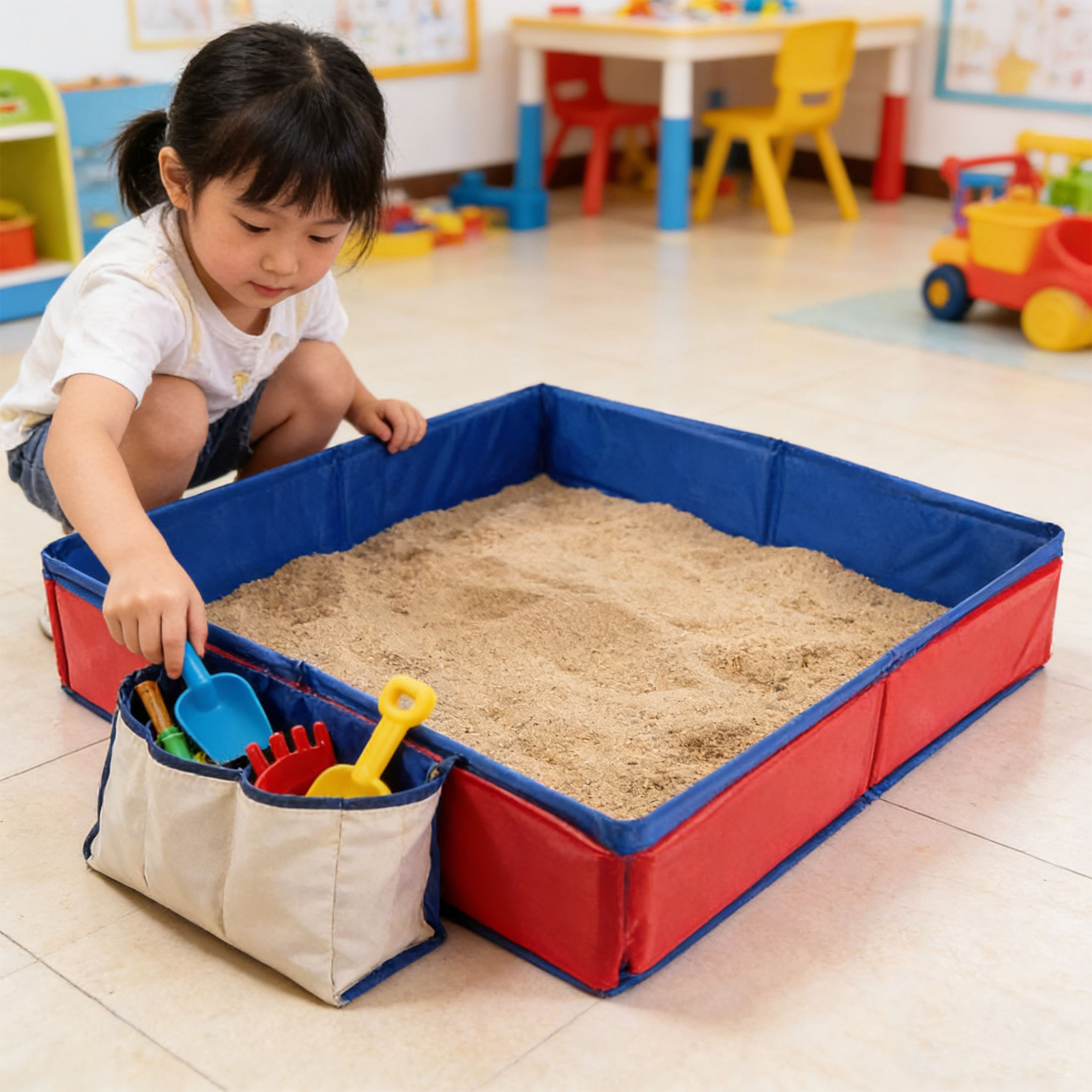 Mesa de arena para niños y niñ - Kids Outdoor Sensory Table reseña y precio