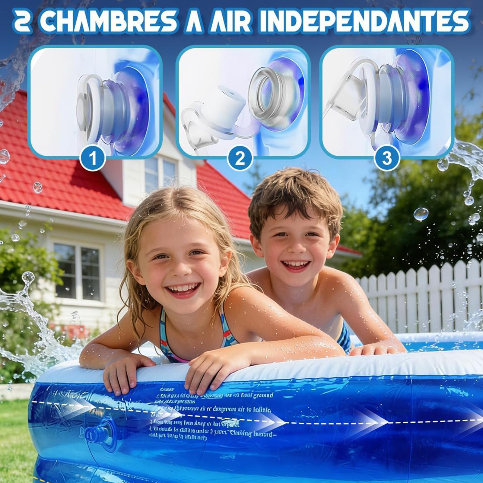 Piscina inflable para bebés, p - Kids Outdoor Pool reseña y precio