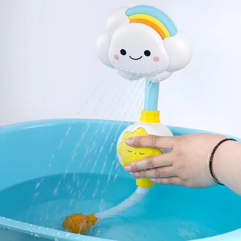 Juguetes de baño para niños, j - Sprinkler Splash Pad reseña y precio