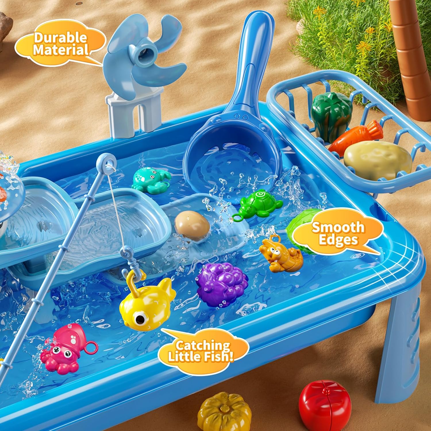 Mesa de Agua para Niños, Jugue - Kids Outdoor Play Table reseña y precio