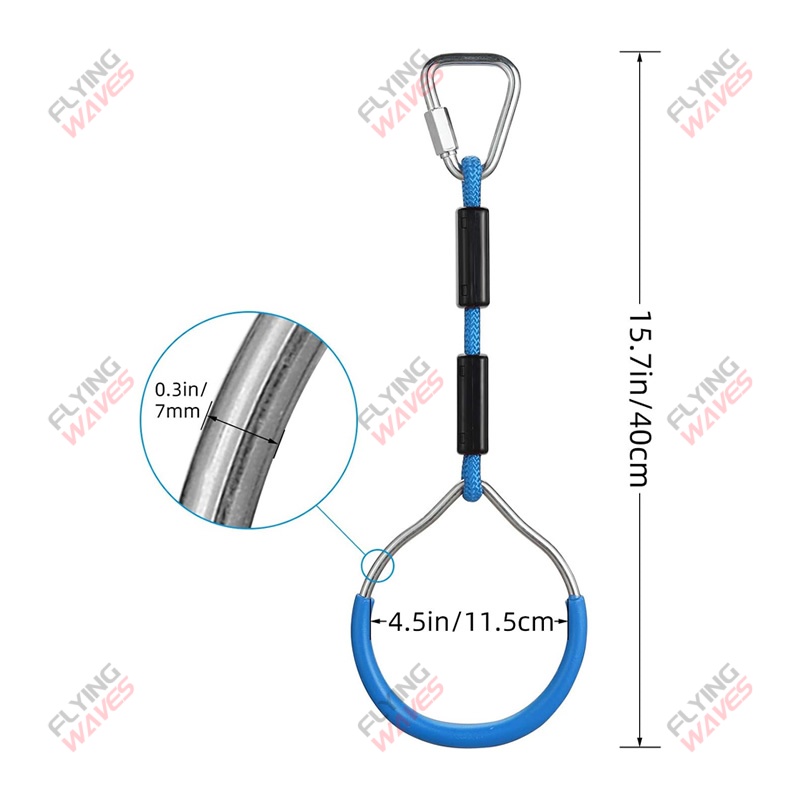Anillo de gimnasio colgante pa - Kids Outdoor Gym reseña y precio