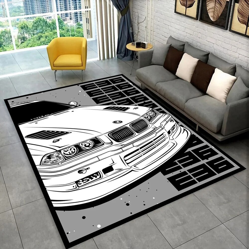 Alfombra 3D E36 de Coche de Ca - Kids Outdoor Play Table reseña y precio