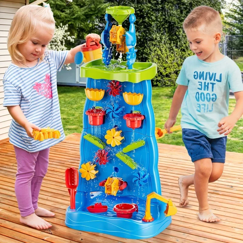 Cascada de descubrimiento para - Kids Outdoor Sensory Table reseña y precio