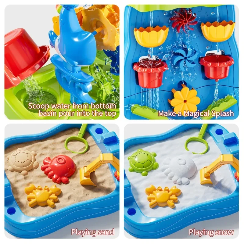 Cascada de descubrimiento para - Kids Outdoor Sensory Table reseña y precio