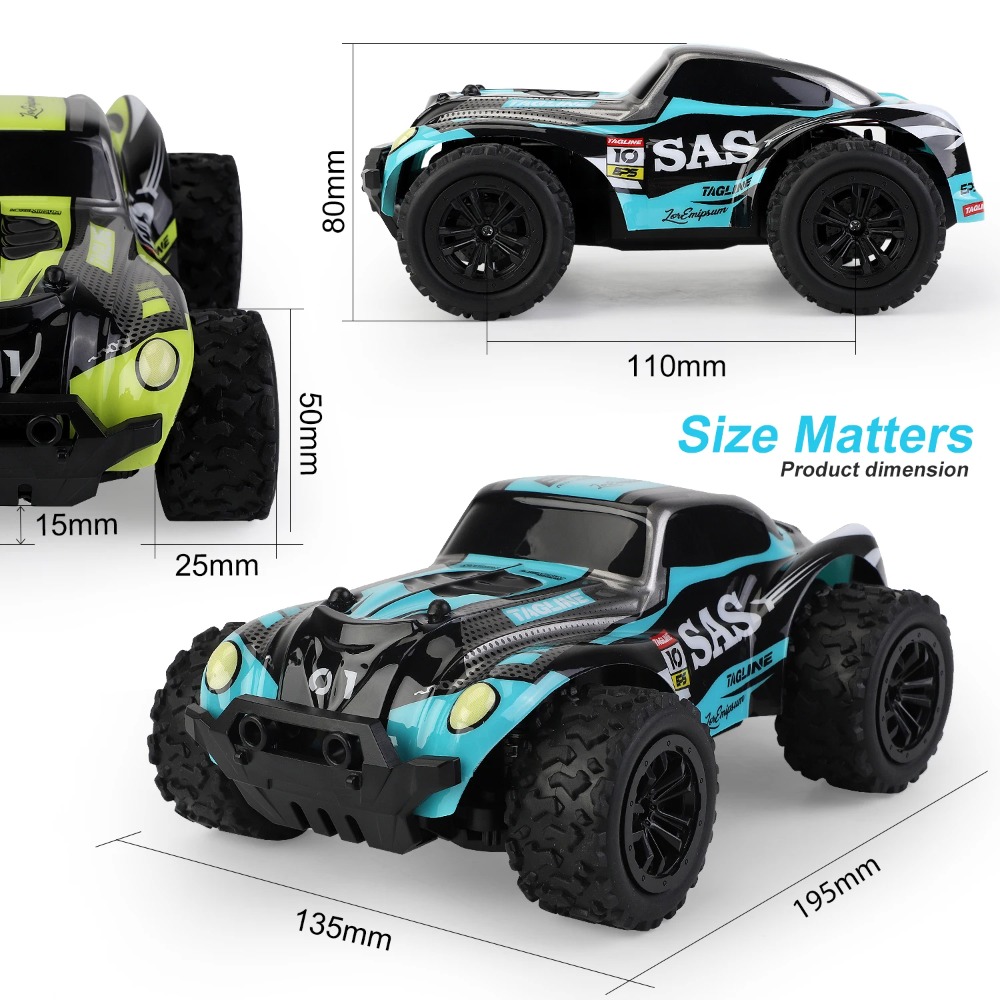 Camioneta Monstruo RC 1:20 de  - Kids Outdoor Dirt Toys reseña y precio